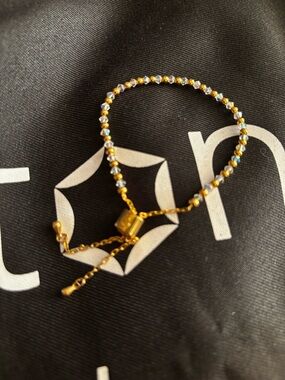 Touchstone Crystal Gold-Tone Bracelet Bravo golden